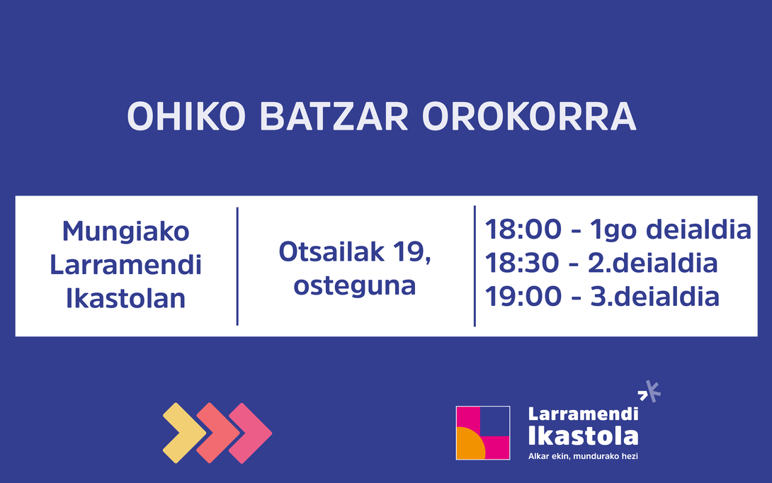 Ohiko Batzar Orokorrak 2026-02-19